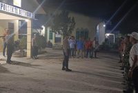 Polsek Tanjung Beringin dan Forkopimcam menggelar patroli skala besar, Kamis (23/5) malam. Foto: Humas Polres Serdang Bedagai