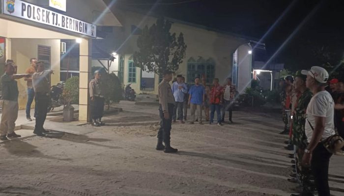 Polsek Tanjung Beringin dan Forkopimcam Gelar Patroli, Sita Miras
