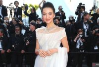 Aktris Raline Shah saat menghadiri Cannes Film Festival 2024 di Cannes, Prancis. Foto: Antara/HO Magnifique Indonesia