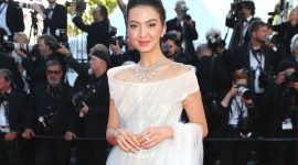 Aktris Raline Shah saat menghadiri Cannes Film Festival 2024 di Cannes, Prancis. Foto: Antara/HO Magnifique Indonesia