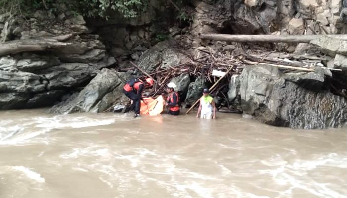 Tim SAR Temukan Warga yang Hanyut di Sungai Lau Kemiri Meninggal Dunia