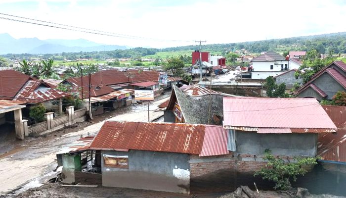 Banjir Lahar Dingin Agam, Ratusan Warga Desa Mengungsi