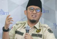 Juru Bicara Ketua Umum Gerindra Prabowo Subianto, Dahnil Anzar Simanjuntak menyoroti kasus siswi di Medan tidak naik kelas gegara ayah lapor dugaan pungli kepsek. Foto: Istimewa