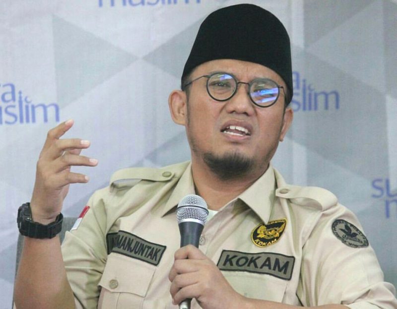 Juru Bicara Ketua Umum Gerindra Prabowo Subianto, Dahnil Anzar Simanjuntak menyoroti kasus siswi di Medan tidak naik kelas gegara ayah lapor dugaan pungli kepsek. Foto: Istimewa