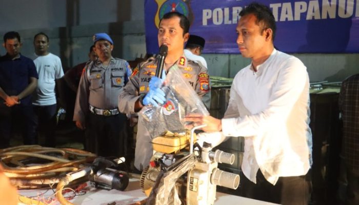 Polres Tapsel Bongkar Modus Oknum Kades Penimbun BBM Subsidi