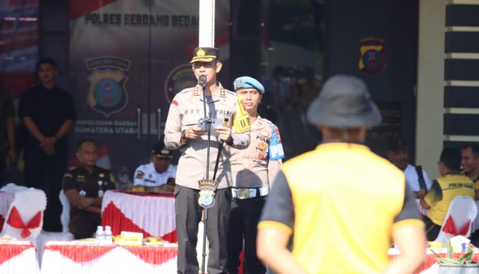 AKBP Oxy Yudha Buka Turnamen Menyambut HUT Bhayangkara