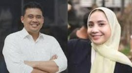 PKB mengusung Bobby Nasution sebagai cagub dan mengusulkan Nagita Slavina sebagai cawagub di Pilkada Sumut 2024. Foto: Kolase