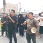 Puluhan guru honorer kembali menggelar demonstrasi mendesak Polda Sumut menangkap aktor intelektual kasus korupsi seleksi PPPK di Kabupaten Langkat. Foto: Zei/topikseru.com