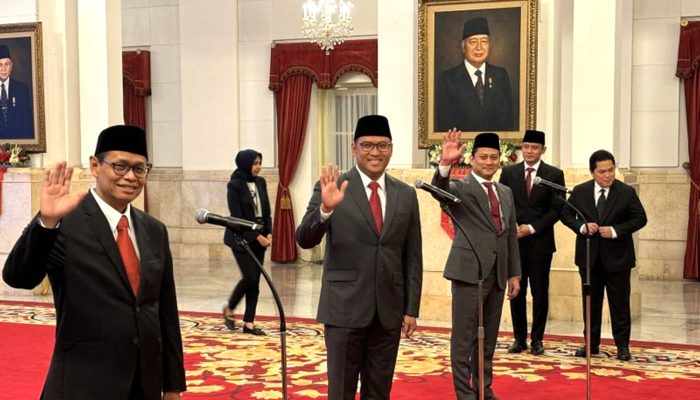 Presiden Jokowi Lantik Keponakan Prabowo Jadi Wamenkeu RI