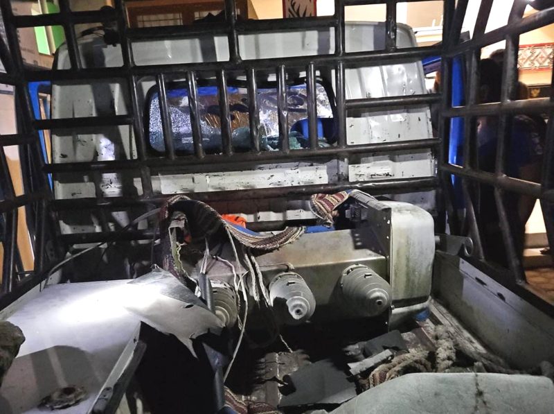 Polsek Tanah Jawa mengamankan barang bukti satu unit pickup berisi trafo PLN hasil curian. Foto: Polsek Tanah Jawa
