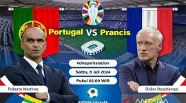 Pertandingan Prancis vs Portugal berakhir adu penalti