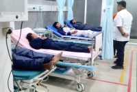 Para TKI yang berhasil dievakuasi tim SAR gabungan dari Selat Malaka. Foto: Basarnas Medan