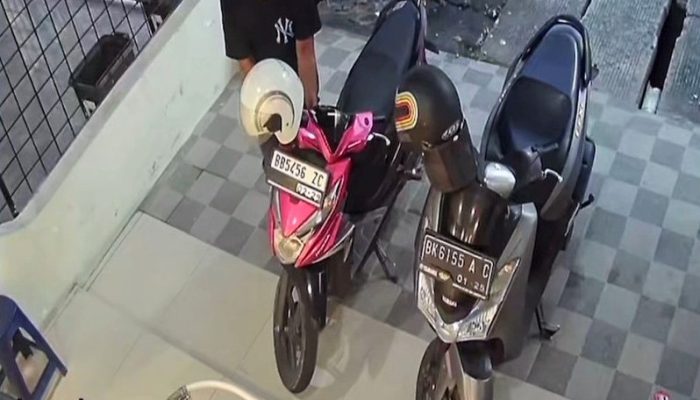 Medan Tak Aman, Pencurian Motor Berhasil Digagalkan Kepling