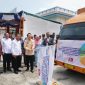Mitra binaan Pertamina Patra Niaga Sumbagut CV Raja Patin Indonesia melakukan ekspor perdana produk UMKM ke Malaysia, Rabu (3/7). Foto: Pertamina Patra Niaga Sumbagut