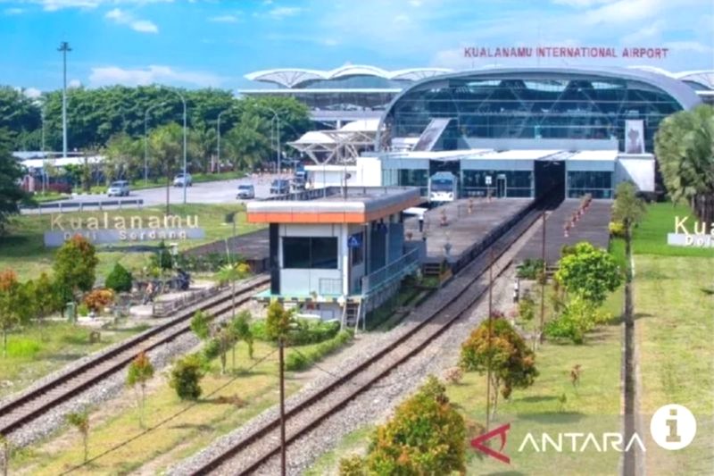 Bandara Internasional Kualanamu di Deli Serdang, Sumatera Utara. Foto: Dok Antara