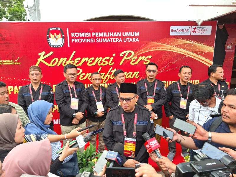 Ketua KPU Provinsi Sumut Agus Arifin. Foto: topikseru.com