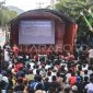 Ilustrasi _ Nonton bareng (nobar) warga. Foto: Antara