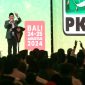 Ketua Umum PKB Muhaimin Iskandar saat memberikan pemaparan dalam Muktamar VI PKB di Bali Nusa Dua Convention Center, Kabupaten Badung, Bali, Minggu (25/8/2024). Foto: Antara/HO-PKB