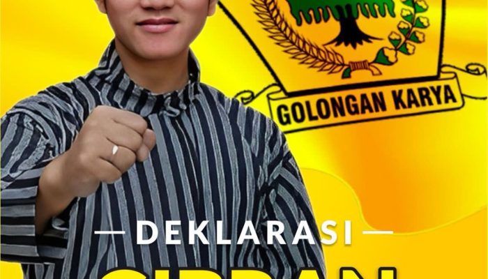 Gibran Enggan Tanggapi Soal Poster Dirinya Sebagai Calon Ketum Golkar Beredar