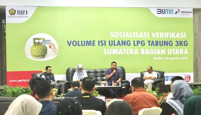 Pertamina Patra Niaga Sumbagut dan Dirjen Migas Gelar Sosialisasi Verifikasi Volume LPG 3 Kg