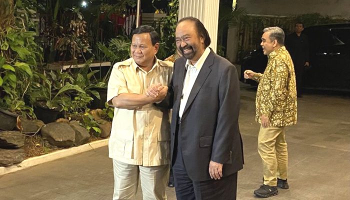 Surya Paloh Temui Prabowo, Sebut NasDem Mendukung Pemerintahan Baru