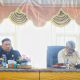 Sekda Tapteng, Erwin Hotmansah Harahap dan Pimpinan DPRD Tapteng Agus Fitriadi Panggabean saat memimpin rapat paripurna penyerahan rancangan KUA dan PPAS APBD Tapteng Tahun Anggaran 2024. Foto: Topikseru.com