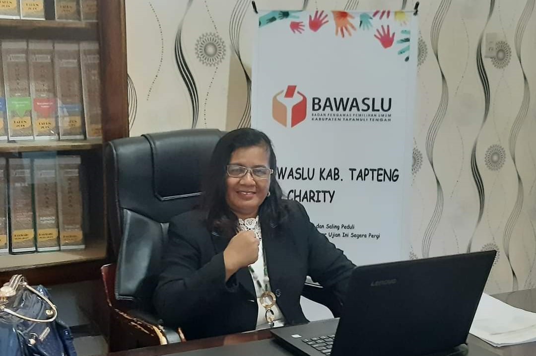 Pimpinan Bawaslu Tapteng, Divisi Kehumasan, Setiawati Simanjuntak. Foto: Dokumentasi Pribadi