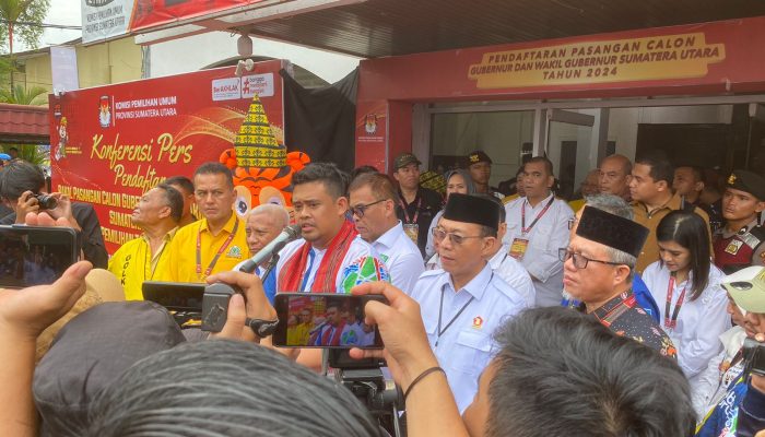 Daftar ke KPU, 2 Pimpinan Partai Pendukung Bobby-Surya Tak Hadir