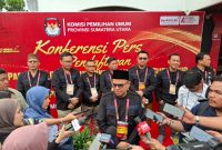 Ketua KPU Sumut, Agus Arifin. Foto: Topikseru.com/ Edward Gilbert Munthe