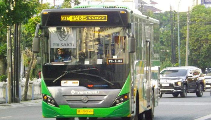 Bus Trans Metro Deli Kembali Beroperasi, Tarifnya Gratis