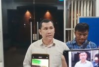 Tangkapan layar Kasi Intel Kejari Sibolga, Dedy Darmo Lanjar Tuah Saragih. Foto: Topikseru.com