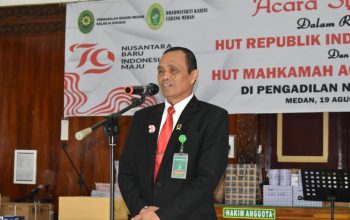 Ketua Pengadilan Negeri (PN) Medan, Jon Sarman Saragih. Foto: Topikseru/ Edward Gilbert