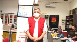 FM, Analis Kredit bank pelat merah yang ditahan Kejati Sumut terkait dugaan korupsi pemberian fasilitas kredit yang merugikan negara. Foto: Humas Kejati Sumut