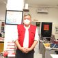 FM, Analis Kredit bank pelat merah yang ditahan Kejati Sumut terkait dugaan korupsi pemberian fasilitas kredit yang merugikan negara. Foto: Humas Kejati Sumut