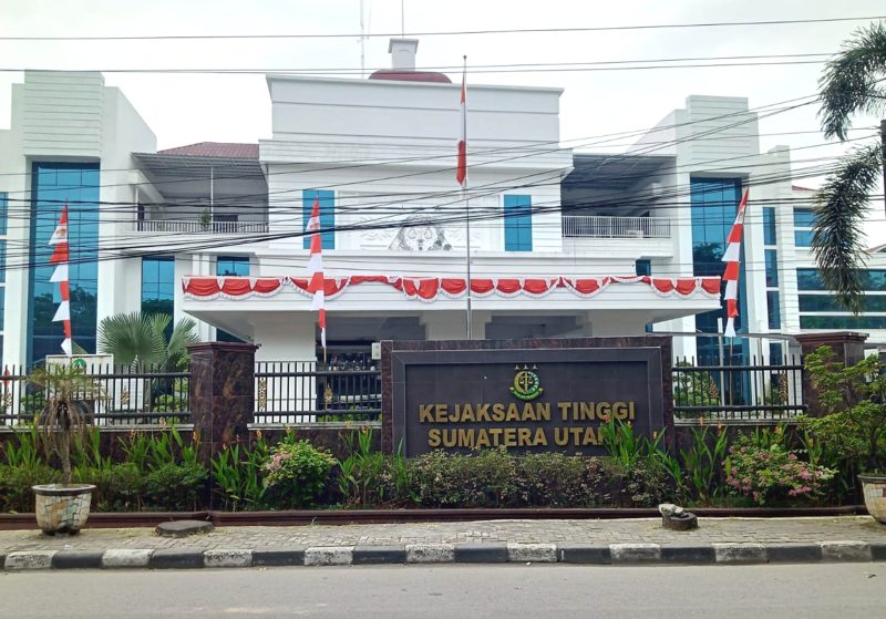 Ilustrasi - Kantor Kejaksaan Tinggi Sumatera Utara (Kejati Sumut). Foto: topikseru.com/Edward Gilbert Munthe