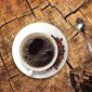 Ilustrasi - Secangkir kopi hitam. 