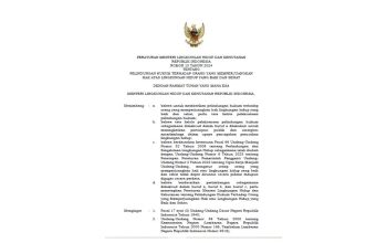 Tangkapan layar Permen LHK nomor 10 tahun 2024. Foto: Istimewa
