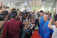 Bakal Pasangan Calon Gubernur-Wakil Gubernur Sumut, Muhammad Bobby Afif Nasution - Surya, saat menjalani pemeriksaan kesehatan di RSUP Adam Malik Medan. Foto: Topikseru.com/ Satria Hadhi Ningtyas 