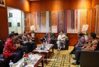 Suasana silaturahmi kebangsaan bersama Presiden ke-5 Megawati Soekarnoputri dan keluarganya di Ruang Delegasi, Gedung Nusantara V MPR/DPR/DPD RI, Senayan, Jakarta, Senin (9/9). Foto: Istimewa