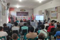 Suasana Rakor KPU Tapteng terkait Surat Edaran KPU. Foto: Istimewa