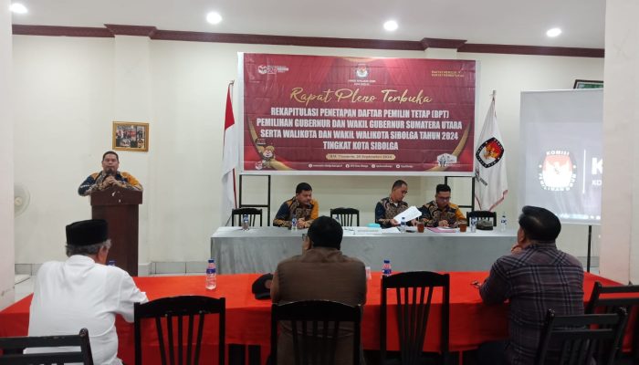 Pilkada Sibolga 2024, DPT Pilkada Ditetapkan 70.164