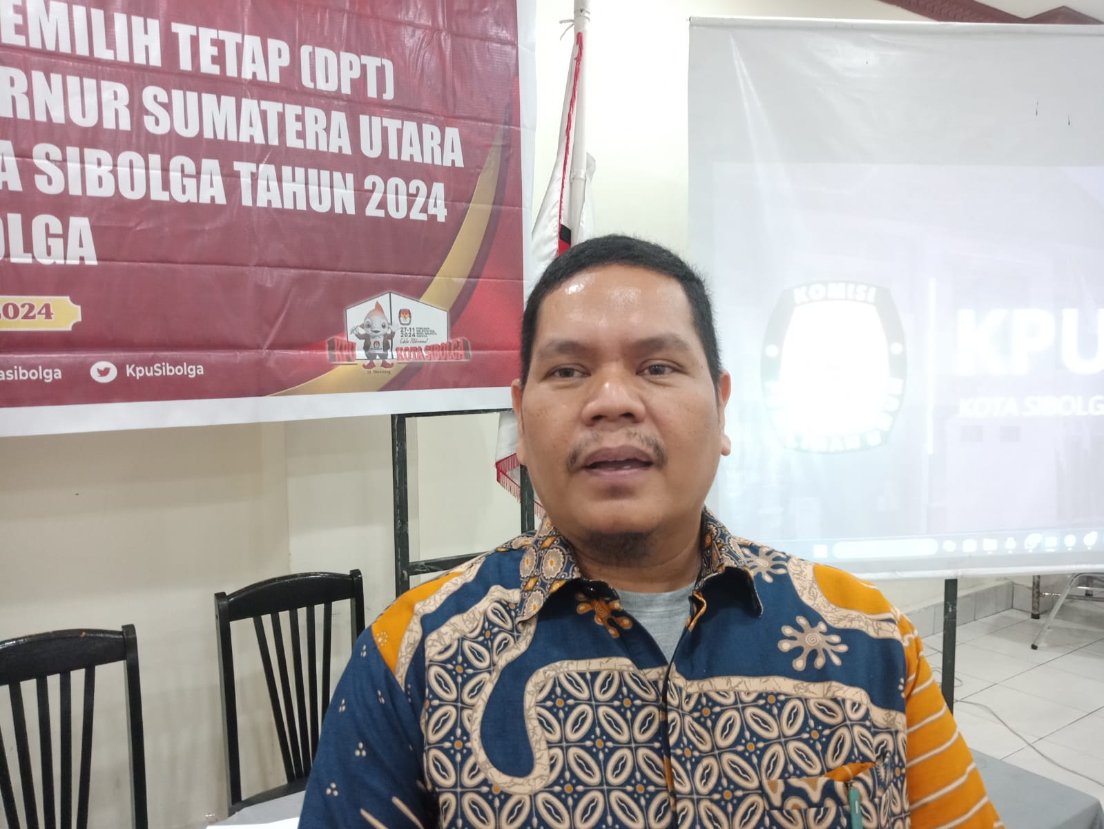 Ketua KPU Sibolga, Afwan Nasution. Foto: Istimewa