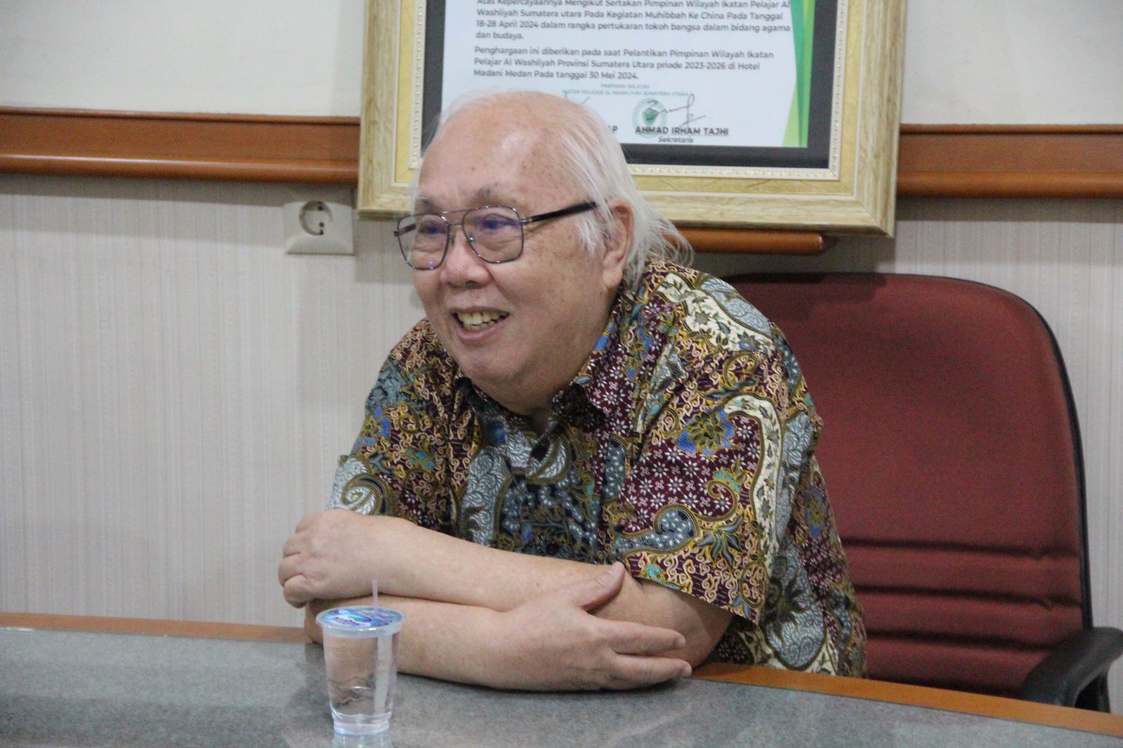 Tokoh Tionghoa Sumatera Utara, Indra Wahidin. Foto: Istimewa