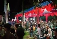Suasana pengundian nomor urut di kantor KPU Tapteng, Senin (23/9) malam. Foto: Topikseru.com/ Jasman Julius