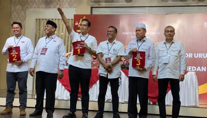Ini Nomor Urut Paslon di Pilkada Medan 2024