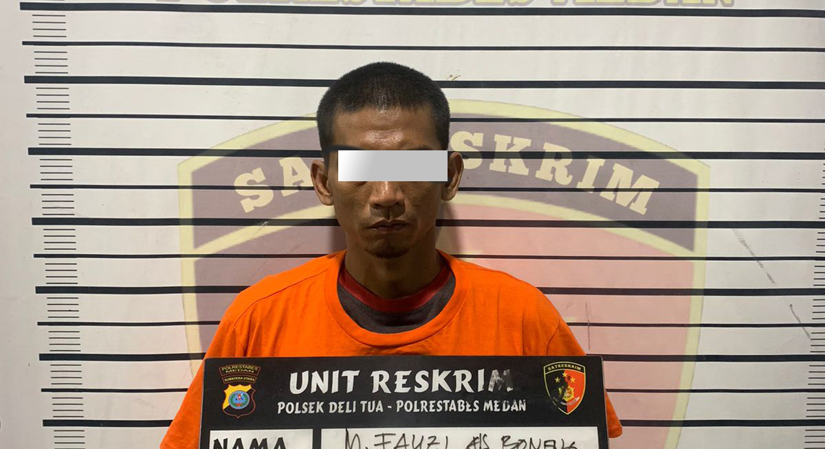 MF Tersangka pencurian sepeda motor di Medan Johor. Foto: Istimewa