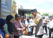 Polres Labusel Peduli: AKBP Arfin Fachreza Salurkan Bansos kepada Warga