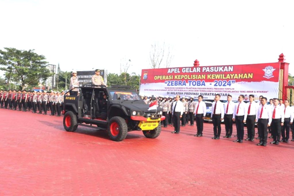 Operasi Zebra Toba 2024 Dimulai, Polda Sumut Kerahkan 1,3 Ribu Personel Gabungan