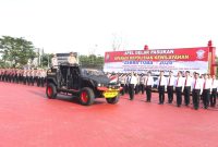 Apel gelar pasukan Polda Sumut untuk persiapan Operasi Zebra Toba 2024. Foto: Bidang Humas Polda Sumut