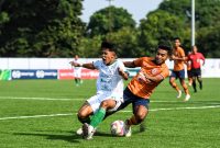 Pertandingan PSMS Medan vs Dejan Fc berakhir dengan skor 2-2 di Stadion Kera Sakti, Tangerang Selatan, Senin (7/10). Foto: MO PSMS Medan